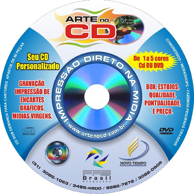 Foto 3 - Cds e dvds impressão duplicação cópias