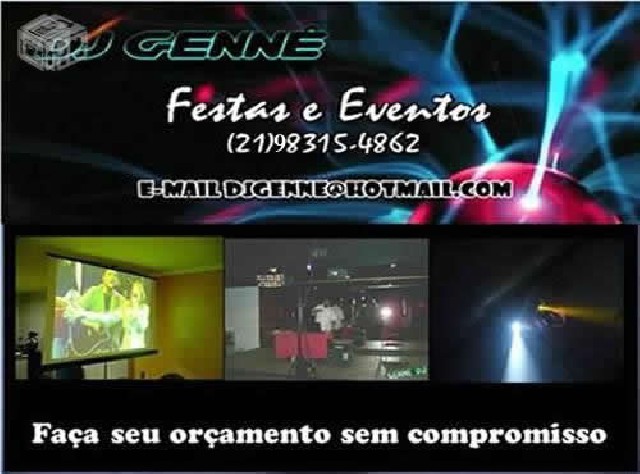 Som iluminação telão